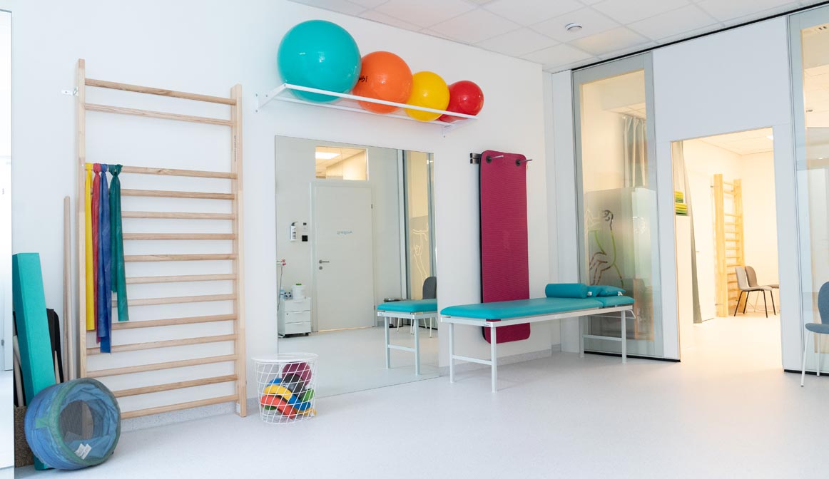 Physiotherapie-Raum Mini Maxi Med Physiotherapie für Kinder in Graz im PVE Mini Maxi Med
